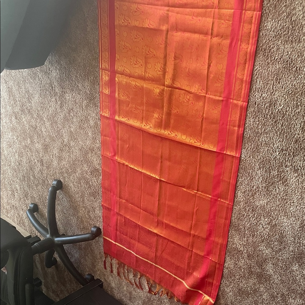 Others Follow Orange and Pink Decorative Throw